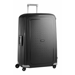 Un troler extra mare din colecția S'Cure marca Samsonite potrivit pentru o călătorie de trei săptămâni.