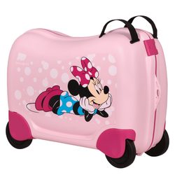 Cestovní kufr pro děti s magickými Disney potisky z řady Dream2Go od značky Samsonite vyrobený s využitím recyklovaných materiálů.