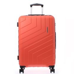 Odolný skořepinový středně velký cestovní kufr od italské značky Marina Galanti na čtyřech kolečkách vybavený TSA zámkem.