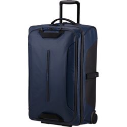 Nepromokavá středně velká cestovní taška na kolečkách Ecodiver od značky Samsonite vyrobená z recyklovaných materiálů se speciálním důrazem na komfort a bezpečnost.