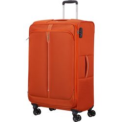 Veľký látkový cestovný kufor Popsoda od značky Samsonite s predĺženou päťročnou zárukou, TSA zámkom a expandérom pre navýšenie objemu.