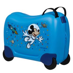 Cestovní kufr pro děti s magickými Disney potisky z řady Dream2Go od značky Samsonite vyrobený s využitím recyklovaných materiálů.