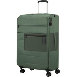 Velký textilní cestovní kufr na čtyřech kolečkách v elegantním designu s prodlouženou zárukou a expandérem od značky Samsonite z kolekce Vaycay.