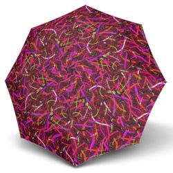 Kvalitní barevný deštník Mini Fiber Expression od značky Doppler je perfektním společníkem do každé kabelky.