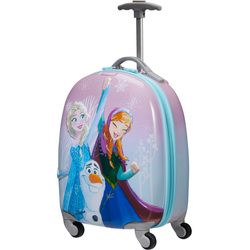 Kouzelný dětský kufr z odolné skořepiny z kolekce Disney Ultimate 2.0 od značky Samsonite se stane nejoblíbenějším cestovním doplňkem všech malých fanoušků pohádky Ledové království.