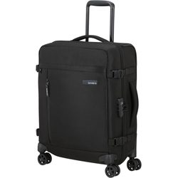 Látkový cestovní kufr na čtyřech kolečkách Roader od značky Samsonite vhodný na palubu letadla a vyrobený z recyklovaných PET lahví.