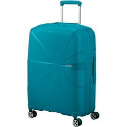 Moderní středně velký kufr z řady StarVibe od značky American Tourister s expandérem, TSA zámkem a prodlouženou zárukou.