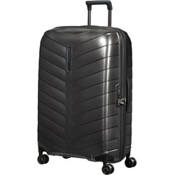 Odolný a lehký velký cestovní kufr Samsonite Attrix z exkluzivního materiálu Roxkin ™ s desetiletou zárukou.