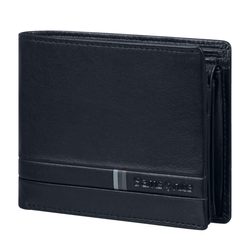 Športovo elegantná pánska kožená peňaženka od značky Samsonite z radu Flagged s RFID ochranou.