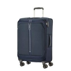 Středně velký látkový cestovní kufr od značky Samsonite z kolekce Popsoda s TSA zámkem, expandérem a prodlouženou pětiletou zárukou.