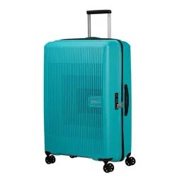 Osvěžující moderní design, rozšiřitelnost a lehkost - skořepinový kufr Aerostep od značky American Tourister je na 100% připraven zajistit, aby byl váš příští výlet nezapomenutelný.