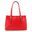 Dámská kožená kabelka přes rameno 99-022-2 (červená)
