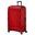 Škrupinový cestovný kufor C-lite Spinner 144 l (červená)