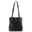 Dámský kožený batoh/kabelka přes rameno 5095 (černá)