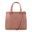 Dámská kožená kabelka do ruky Line 69595 (starorůžová/stříbro)