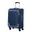 Látkový cestovný kufor Pulsonic EXP M 64/74 l (tmavě modrá)