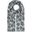 Dámský obdélníkový bavlněný šátek Seashell 609027 (modá)