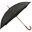 Holový poloautomatický deštník Wood Classic S (černá)