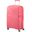 Škrupinový cestovný kufor StarVibe L EXP 100/106 l (růžová)