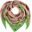 Dámský vlněný šátek Teacup Print 638005 (zelená)