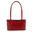 Dámská kožená kabelka přes rameno 5018 (červeno/černá)