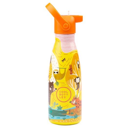 COOL BOTTLES, DĚTSKÁ NEREZOVÁ TERMOLAHEV KIDS 3D TŘÍVRSTVÁ 260 ML - DOPLŇKY