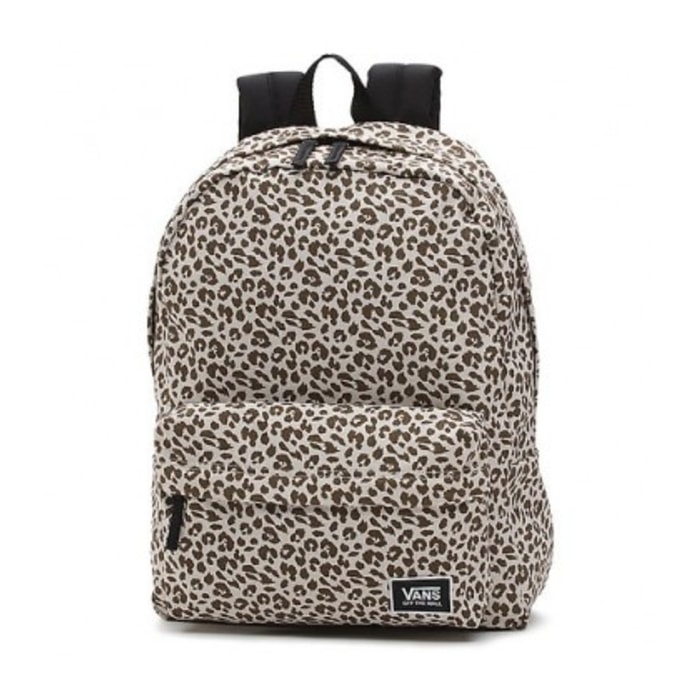 VANS, DÁMSKY BATOH REALM CLASSIC BAC BIRCH LEOPARD VA34G7O1V 17 L - MESTSKÉ BATOHY - BATOHY