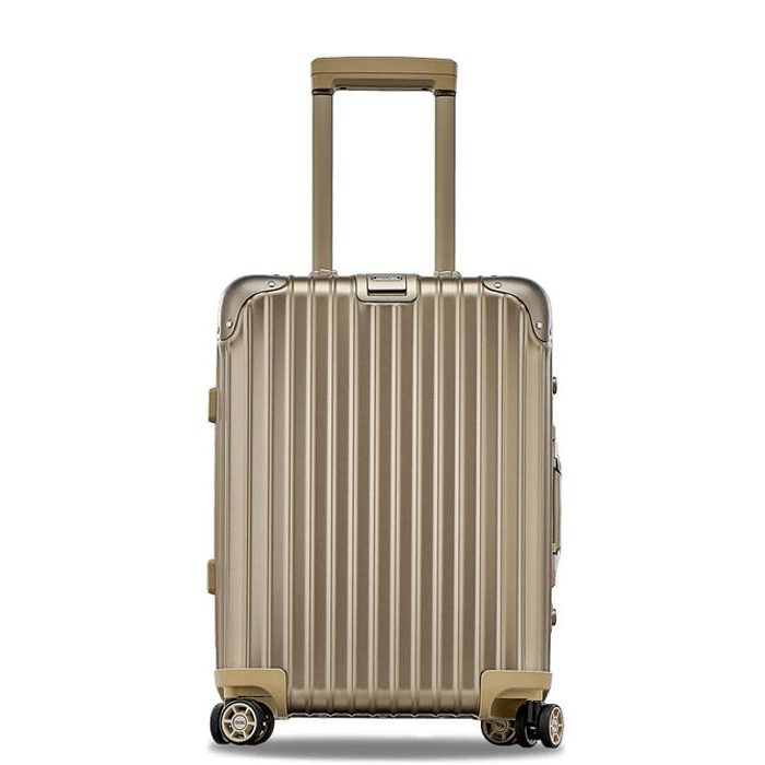 RIMOWA, KABÍNOVÝ CESTOVNÝ KUFOR TOPAS TITANIUM 34 L - PRÍRUČNÁ BATOŽINA - CESTOVNÉ  KUFRE A TAŠKY