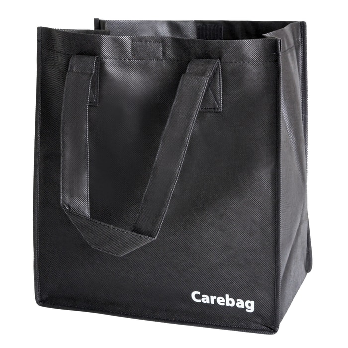 TRAVELITE, NÁKUPNÍ TAŠKA CAREBAG BLACK - SHOPPER KABELKY - KABELKY