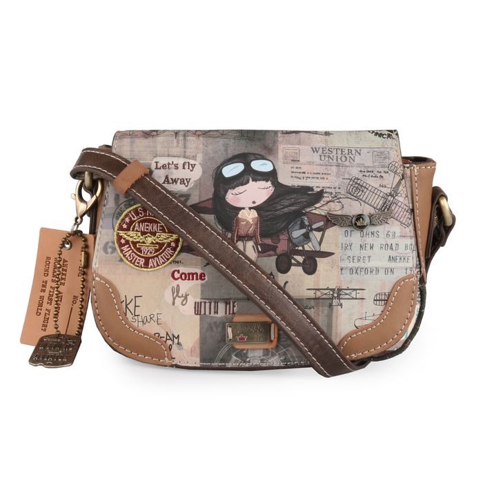 ANEKKE, DÁMSKÁ CROSSBODY KABELKA AVIATOR 27853-04 - CROSSBODY KABELKY - KABELKY