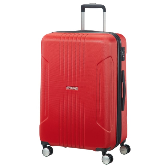 AMERICAN TOURISTER, STREDNÝ CESTOVNÝ KUFOR TRACKLITE SPINNER 34G 71/82 L - ŠKRUPINOVÉ KUFRE - CESTOVNÉ  KUFRE A TAŠKY