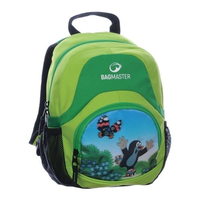 BAGMASTER, DĚTSKÝ BATŮŽEK S KRTEČKEM SP 0314 A GREEN 6 L - ŠKOLNÍ A DĚTSKÉ BATOHY - BATOHY