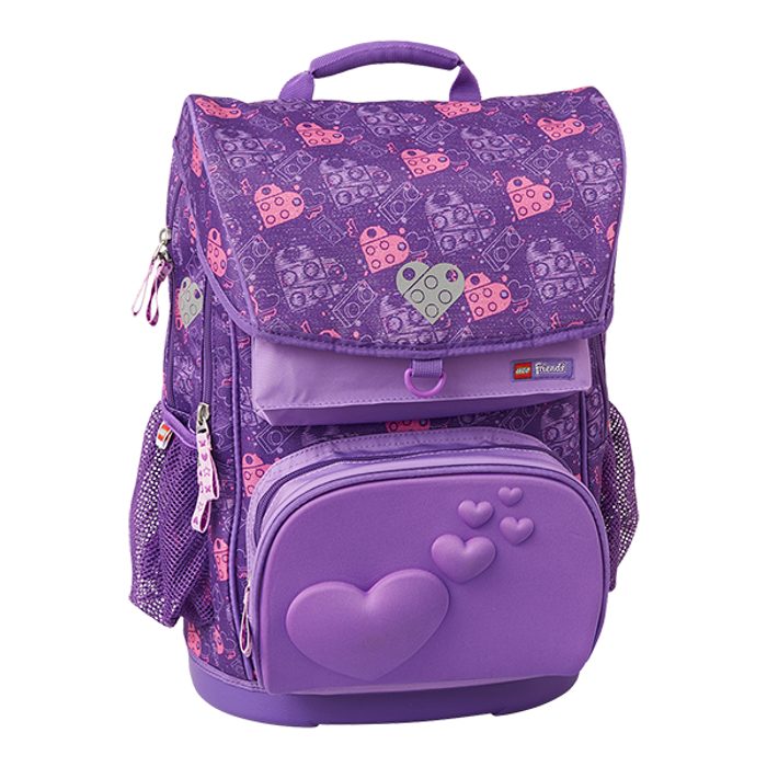 LEGO, ŠKOLSKÝ BATOH LEGO FRIENDS HEARTS MAXI 25 L - ŠKOLSKÉ A DETSKÉ BATOHY - BATOHY