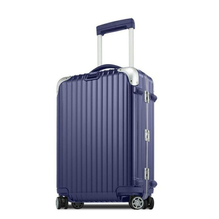 RIMOWA, KUFOR NA KOLIESKACH RIMOWA, LIMBO, 32L - TMAVOMODRÁ - ŠKRUPINOVÉ KUFRE - CESTOVNÉ  KUFRE A TAŠKY