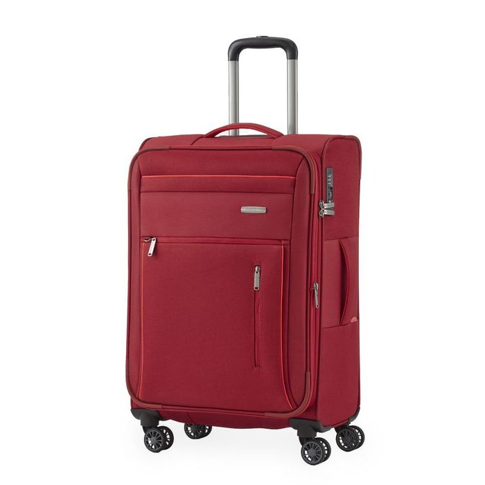 TRAVELITE, CESTOVNÍ KUFR CAPRI 4W TROLLEY 67/77 L - LÁTKOVÉ KUFRE - CESTOVNÉ  KUFRE A TAŠKY