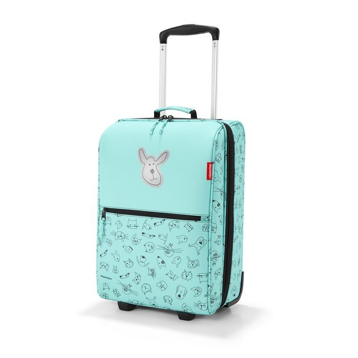 Dětský kufr na kolečkách XS Kids Cats and dogs mint 12 l - Delmas.cz