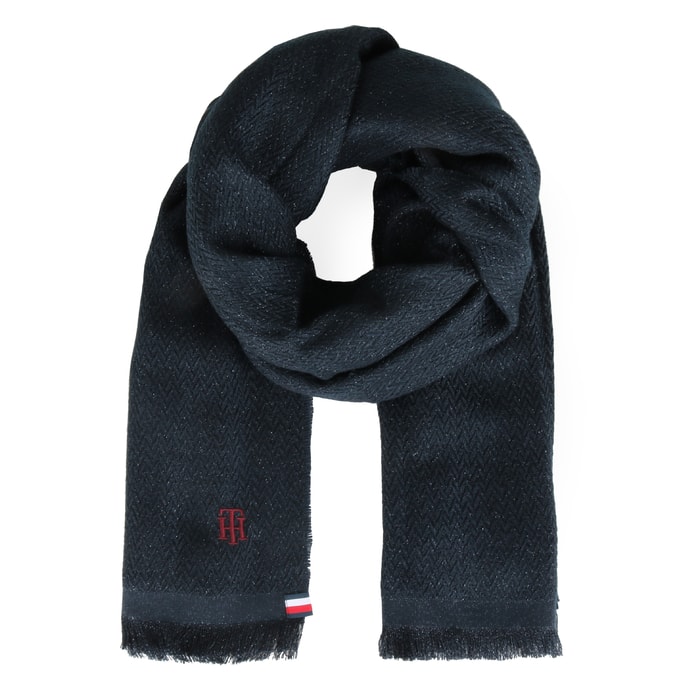 TOMMY HILFIGER, DÁMSKY ŠÁL TH WOVEN BLANKET AW0AW07530 - ŠATKY A ŠÁLY - DOPLNKY