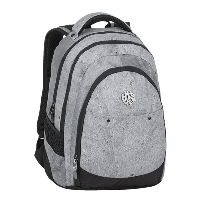 BAGMASTER, STUDENTSKÝ BATOH DIGITAL 9 E GRAY/BLACK 24 L - ŠKOLNÍ A DĚTSKÉ BATOHY - BATOHY