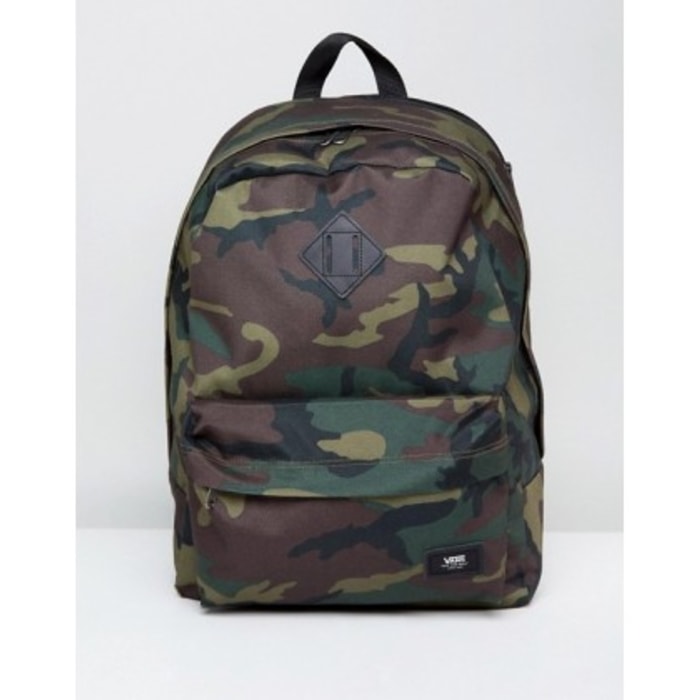 VANS, MĚSTSKÝ BATOH OLD SKOOL PLUS BA CLASSIC CAMO 23 L - MĚSTSKÉ BATOHY - BATOHY