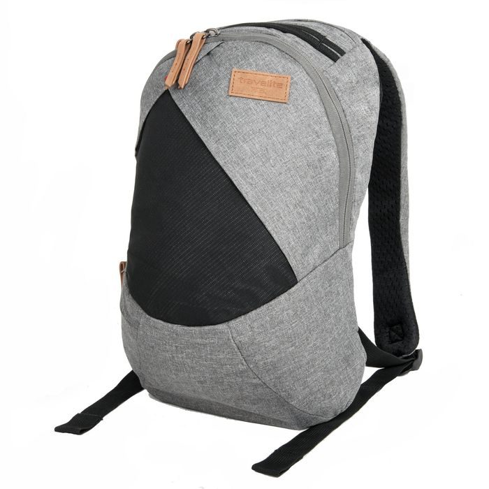 TRAVELITE, MĚSTSKÝ BATOH BASICS BACKPACK SMALL GREY 96349-04 10 L - ŠKOLSKÉ A DETSKÉ BATOHY - BATOHY