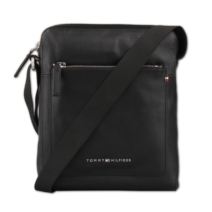 TOMMY HILFIGER, PÁNSKÝ KOŽENÝ MESSENGER AM0AM03232 - TAŠKY PŘES RAMENO - PÁNSKÉ TAŠKY