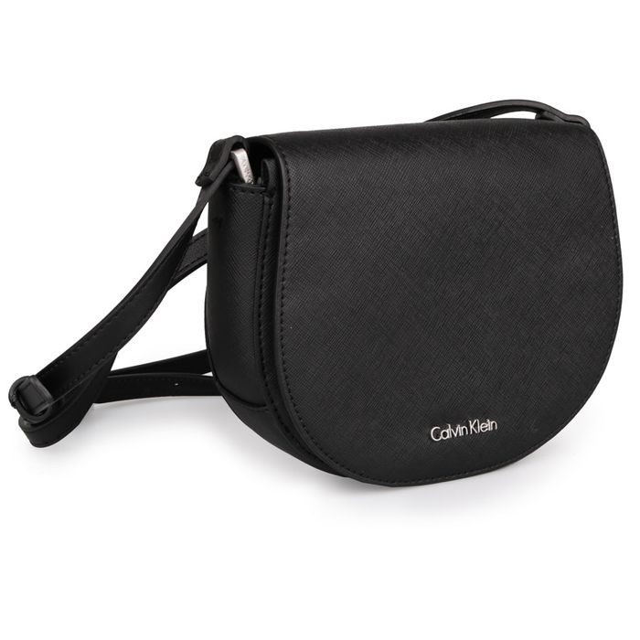 CALVIN KLEIN, KABELKA SADDLE BAG K60K603650, ČERNÁ - CROSSBODY KABELKY - KABELKY