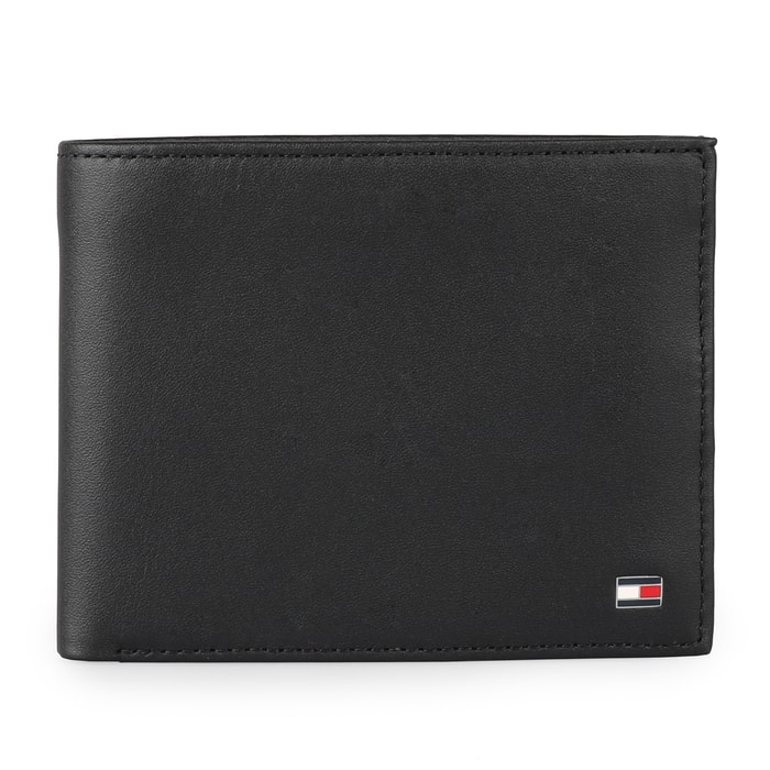 TOMMY HILFIGER, PORTOFEL DE PIELE PENTRU BĂRBAȚI ETON TRIFOLD AM0AM00657 - PORTOFELE BĂRBAȚI - PORTOFELE