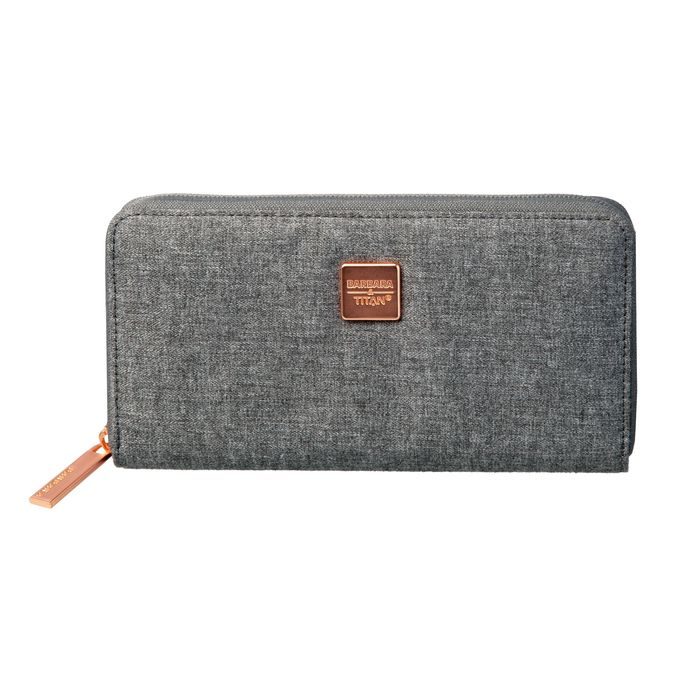 TITAN, DÁMSKÁ PENĚŽENKA BARBARA WALLET GREY - DÁMSKÉ PENĚŽENKY - PENĚŽENKY