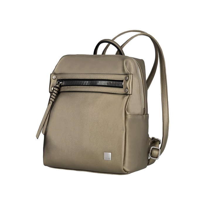 TITAN, DÁMSKÝ BATOH SPOTLIGHT ZIP METALLIC GOLD 11 L - DÁMSKÉ BATOHY - BATOHY