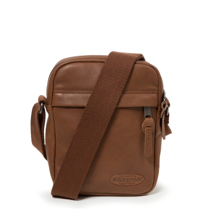 EASTPAK, KOŽENÁ TAŠKA PŘES RAMENO THE ONE BROWNIE EK04508N - TAŠKY CEZ RAMENO - PÁNSKE TAŠKY