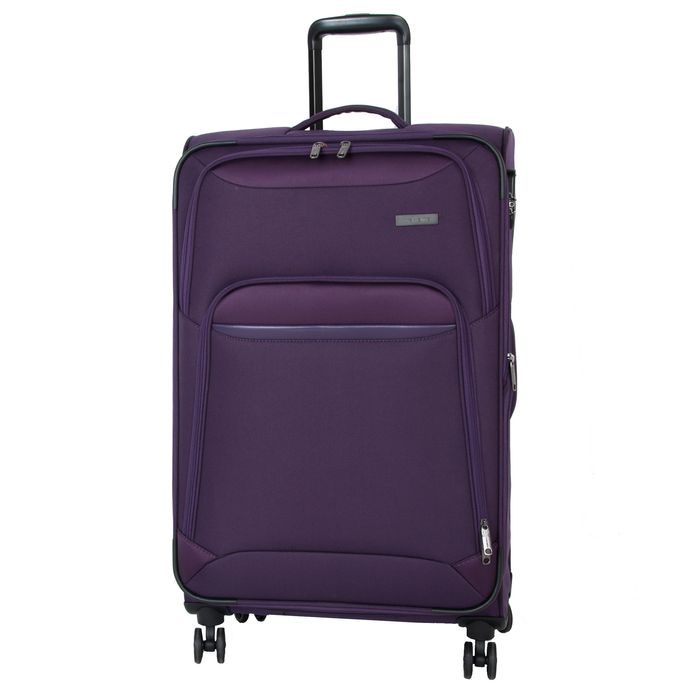 TRAVELITE, CESTOVNÝ KUFOR KENDO 4W L PURPLE 84/97 L - LÁTKOVÉ KUFRE - CESTOVNÉ  KUFRE A TAŠKY