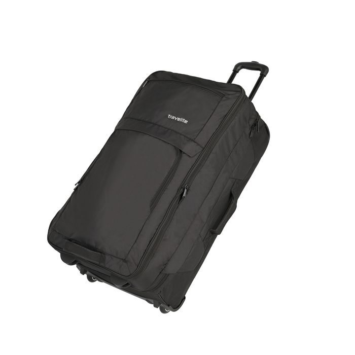 TRAVELITE, CESTOVNÁ TAŠKA BASICS DOUBLEDECKER BLACK 100/127 L - CESTOVNÉ TAŠKY - CESTOVNÉ  KUFRE A TAŠKY