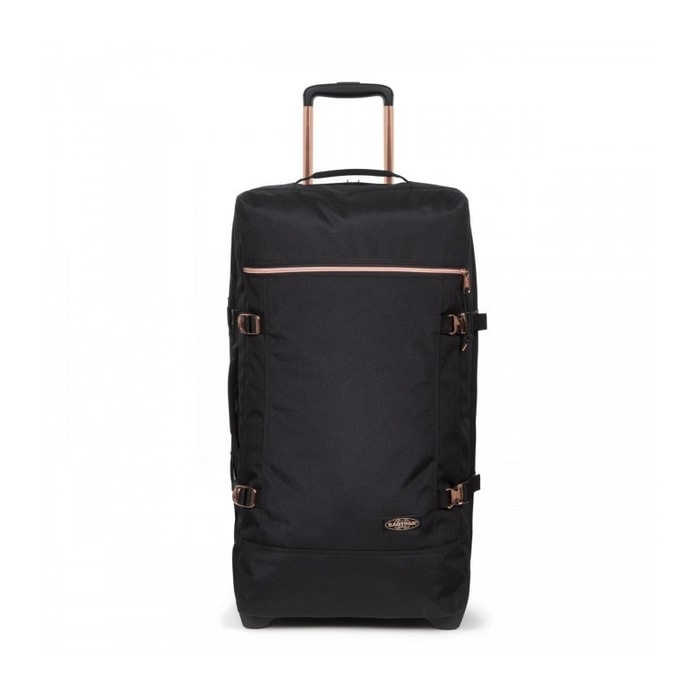 EASTPAK, CESTOVNÍ TAŠKA NA KOLEČKÁCH TRANVERZ M GOLDOUT BLACK 78 L - CESTOVNÍ TAŠKY - CESTOVNÍ KUFRY A TAŠKY