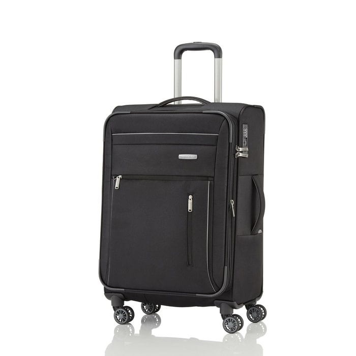 TRAVELITE, CESTOVNÍ KUFR CAPRI 4W TROLLEY 67/77 L - LÁTKOVÉ KUFRY - CESTOVNÍ KUFRY A TAŠKY